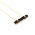 Necklace - URBAN BAR NECKLACE  Black Onyx