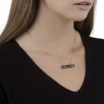 Necklace - URBAN BAR NECKLACE  Black Onyx