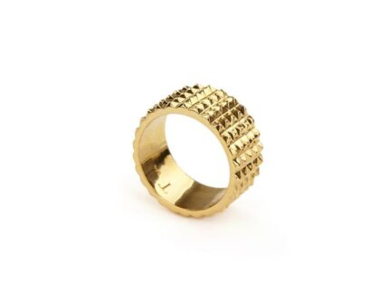 Ring - PURE PYRAMID RING  18ct Yellow Gold Vermeil