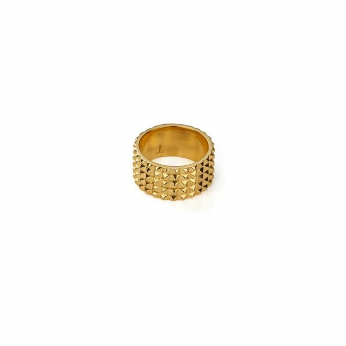 Ring - PURE PYRAMID RING  18ct Yellow Gold Vermeil