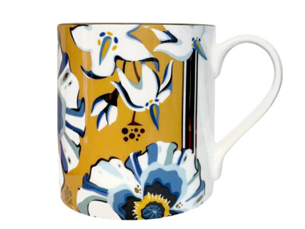 House of Hopstock Fine Bone China Mug with 22ct Gold 'Deadly Bloom - Hypnos' £26