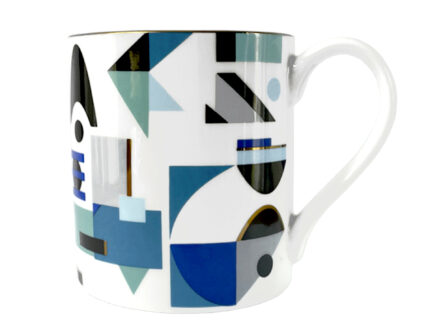 House of Hopstock Fine Bone China Mug with 22ct Gold 'Space Odyssey - Neptune' £26