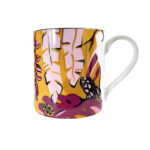 House of Hopstock Fine Bone China Mug with 22ct Gold 'Tropicana - Flame' £26