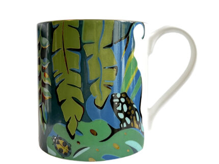 House of Hopstock Fine Bone China Mug with 22ct Gold 'Tropicana - Luna' £26
