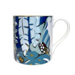 House of Hopstock Fine Bone China Mug with 22ct Gold 'Winter Palm' £26