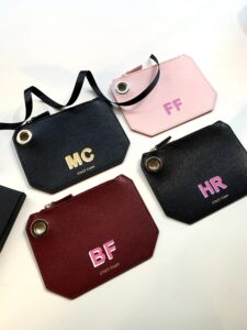 5 - Monogrammed Pouches