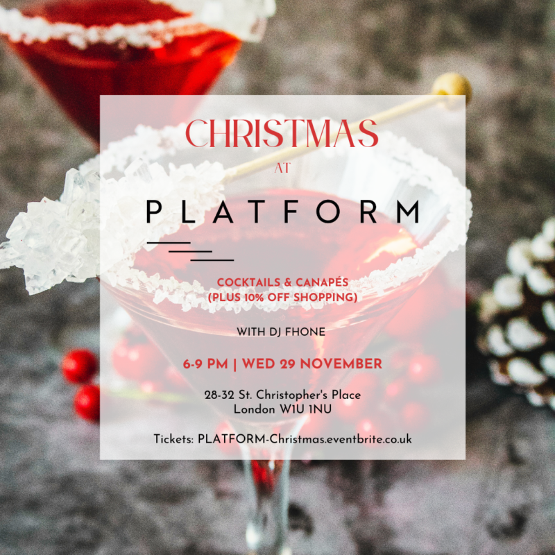 Sustainable Fashion Christmas Party London Invitation