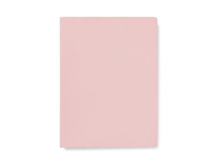 Light Pink Italian Leather Notebook A5 Sustainable