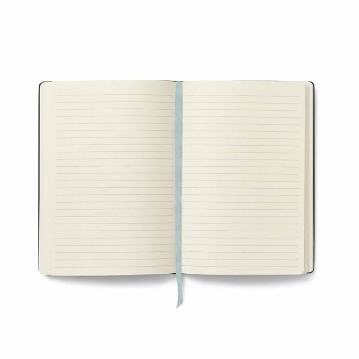 Lined Italian Leather Notebook A5 Sustainable