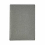 Grey Leather Passport Holder Travel Wallet - Italian leather