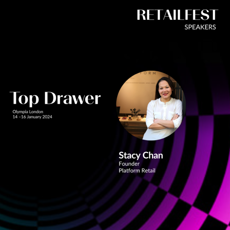 Stacy Speaking at Top Drawer Retail Fest