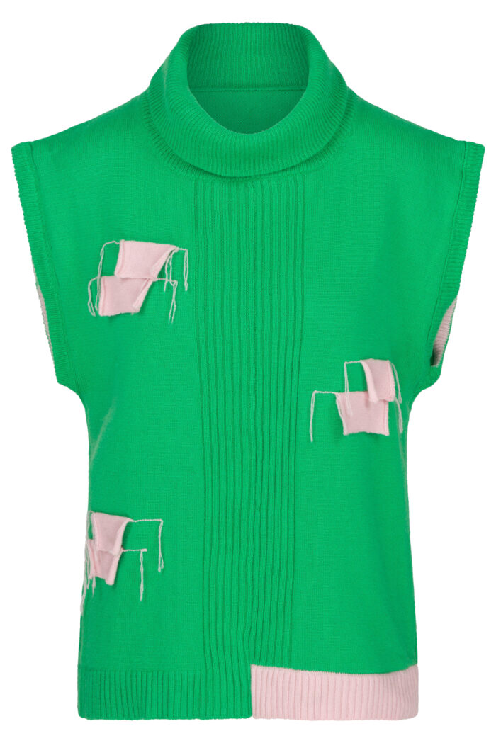 CAshmere green top