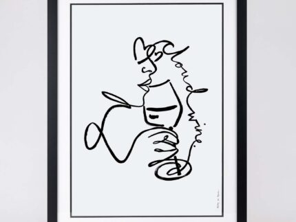 Cloud Wine – Framed Print - BYAM England