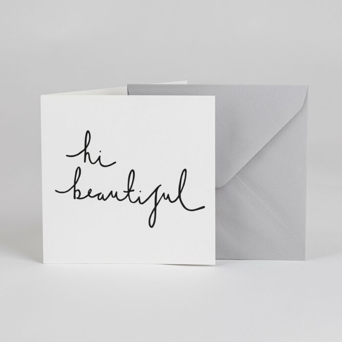 Hi Beautiful – Greetings Card - BYAM England