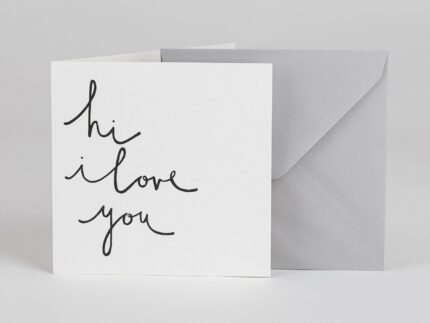 Hi I Love You – Greetings Card - BYAM England