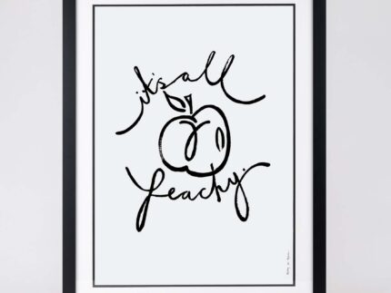 It’s All Peachy – Framed Print - BYAM England