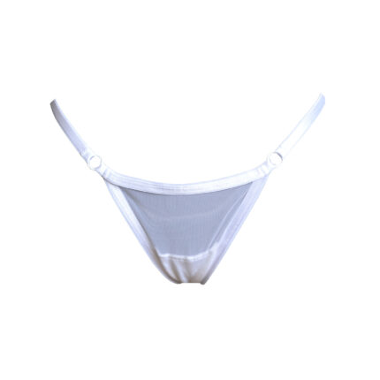 Sustainable underwear - White thong