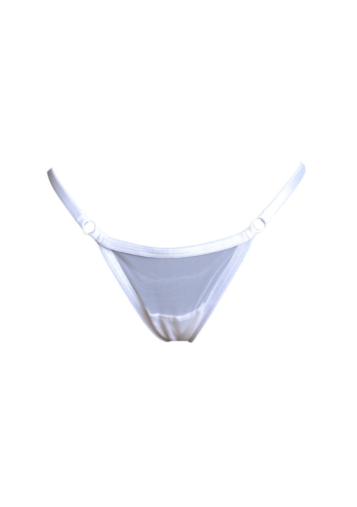 Sustainable underwear - White thong