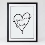 You are Here – Framed Print - BYAM England
