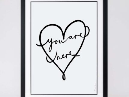 You are Here – Framed Print - BYAM England