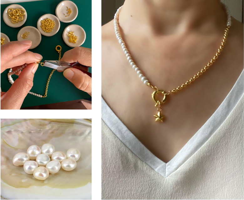 Pearl Necklace Making Workshop