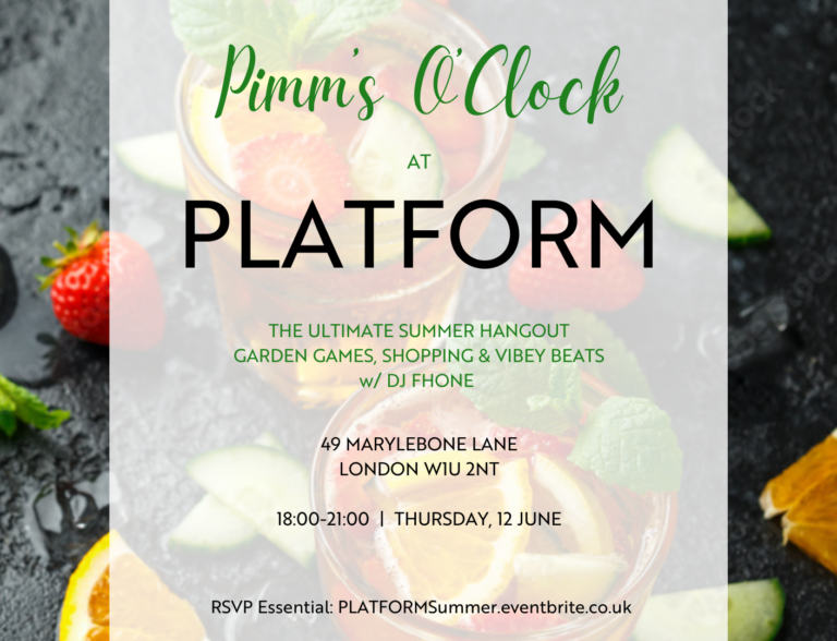 PIMM's at PLATFORM Summer Party Invite