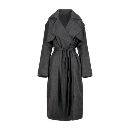 BRGN Regndråpe Trench Coat - Stone Denim