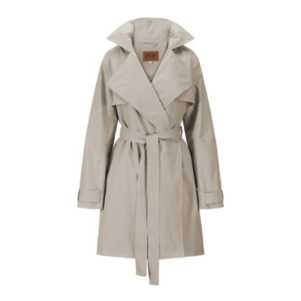 BRGN Yr'en Rain Trench Coat in Sand