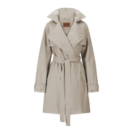 BRGN Yr'en Rain Trench Coat in Sand