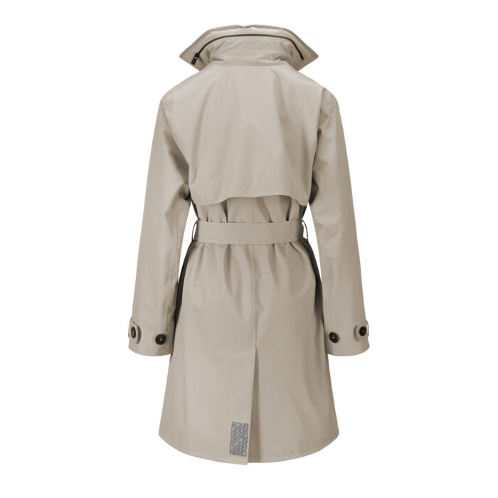 BRGN Yr'en Rain Trench Coat in Sand