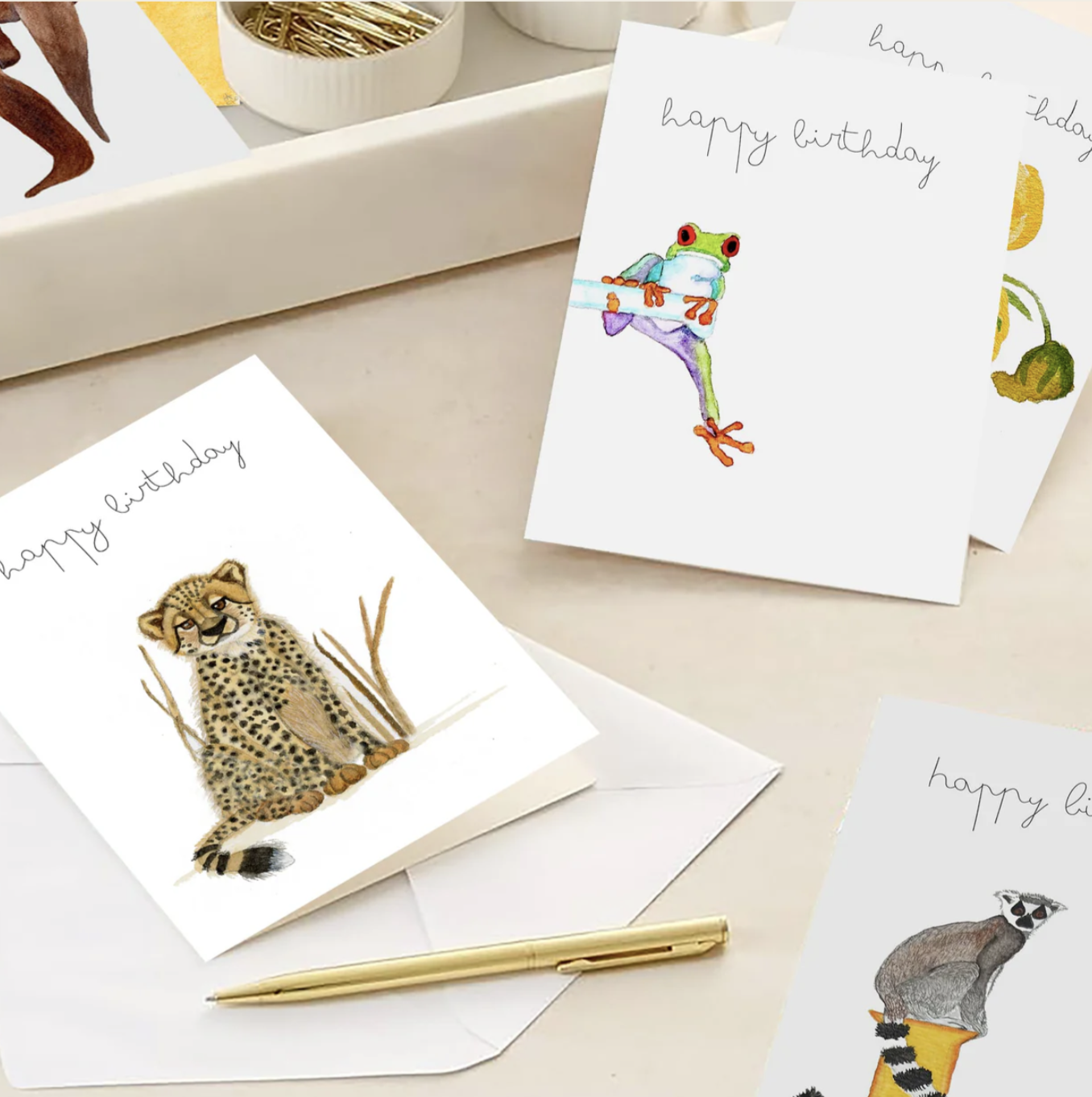 Bozena Hand-Painted Stationery