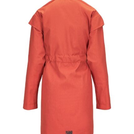 BRGN Waterproof Trench Coat - Sunset Orange