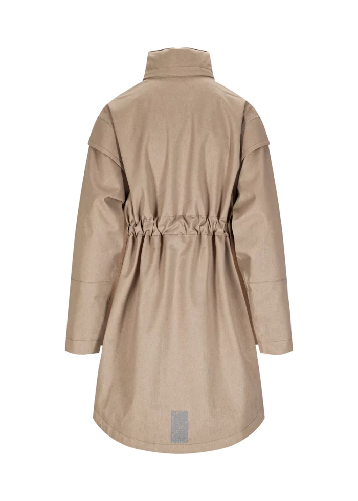 BRGN Waterproof Trench Coat - Taupe
