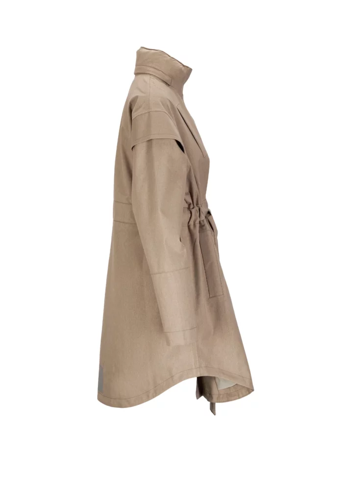 BRGN Waterproof Trench Coat - Taupe