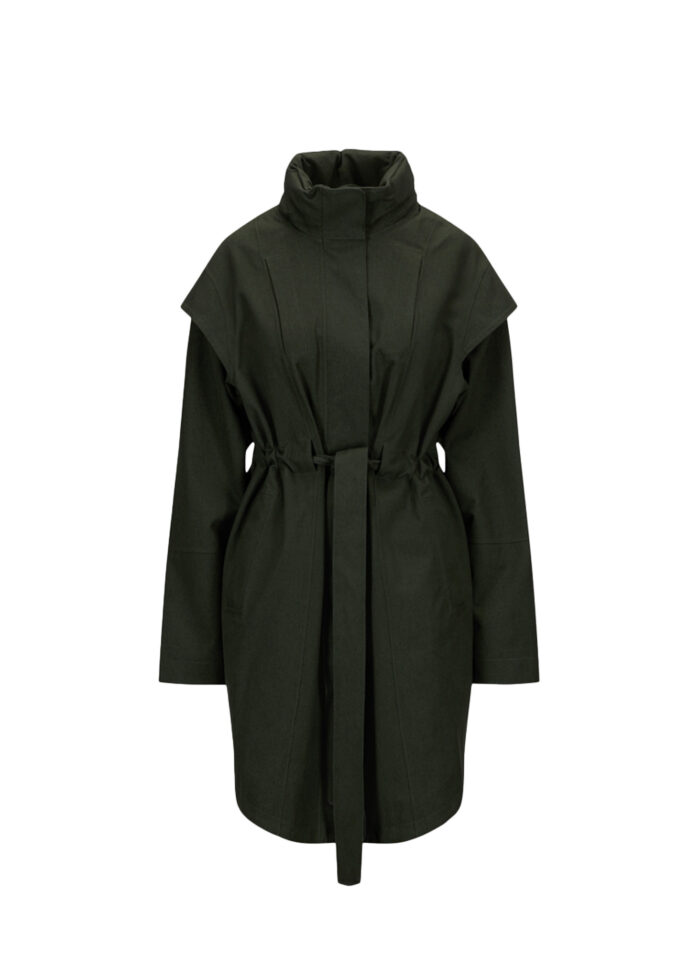 BRGN Monsun Green Raincoat