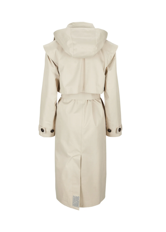 BRGN Regndråpe Trench Coat - Sand