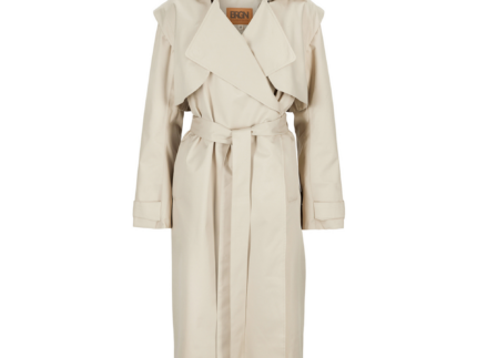 BRGN Regndrape Sand Trench Coat Waterproof