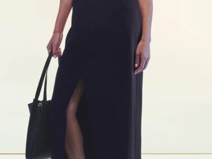 Smart Long Black Skirt