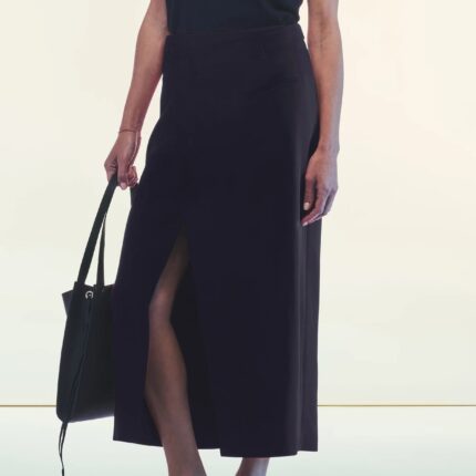 Smart Long Black Skirt
