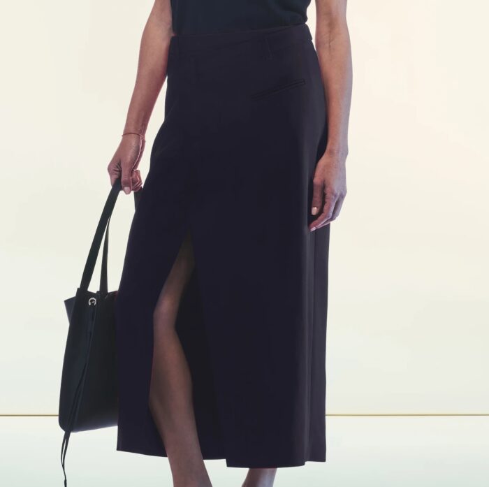 Smart Long Black Skirt