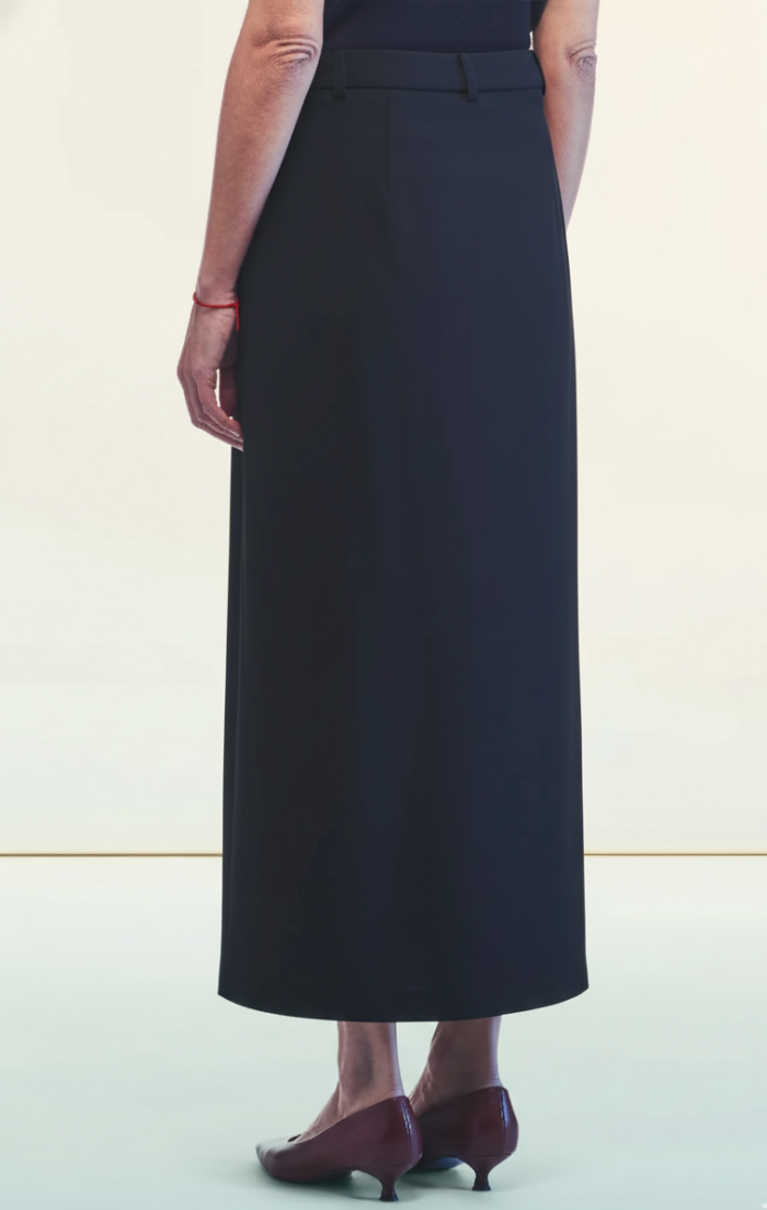 Smart Long Black Skirt