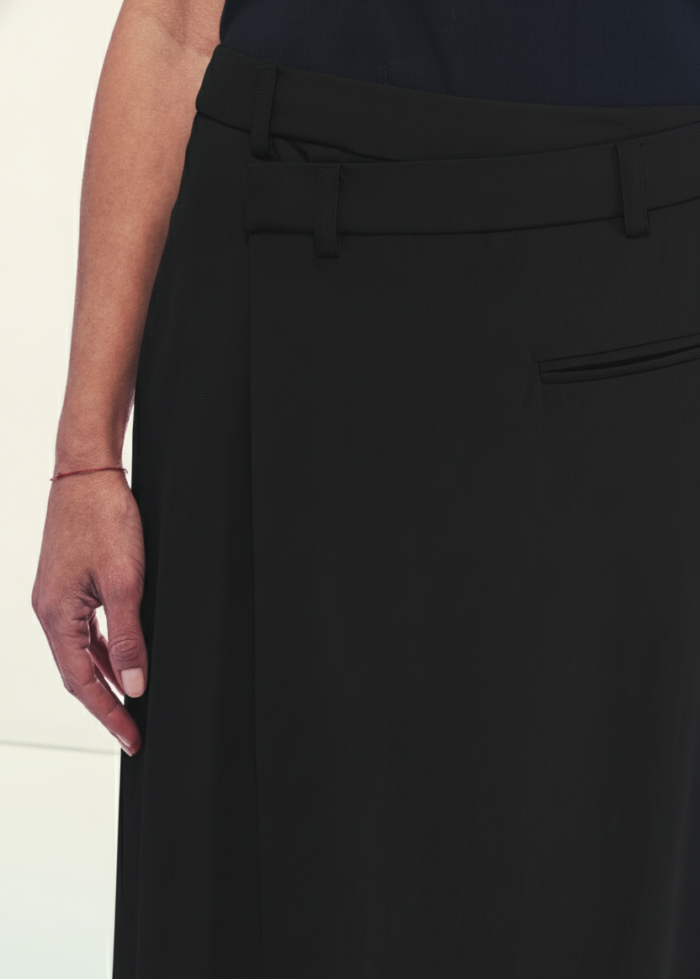 Smart Long Black Skirt