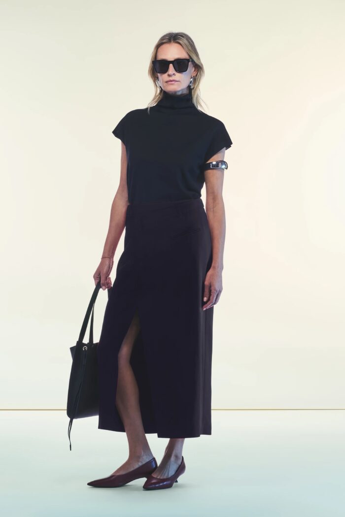 Smart Long Black Skirt
