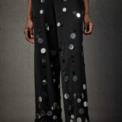 Liviana Conti - Black Sequin Trousers