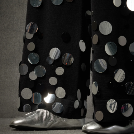Liviana Conti - Black Sequin Trousers
