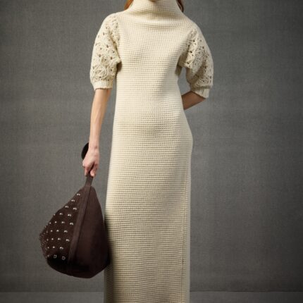 Liviana Conti - Laisa Long Cream Knit Dress
