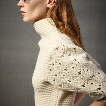 Liviana Conti - Laisa Long Cream Knit Dress