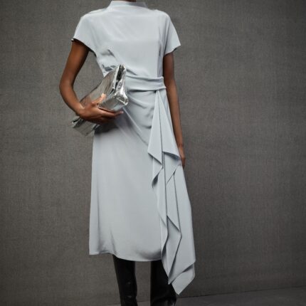 Liviana Conti - Madleine Light Blue Silk Dress