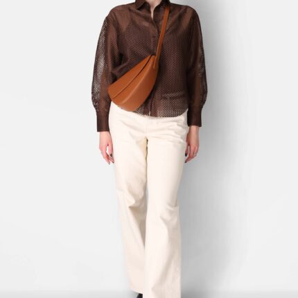 KAAI Rebel Black Leather Cross Body Bag