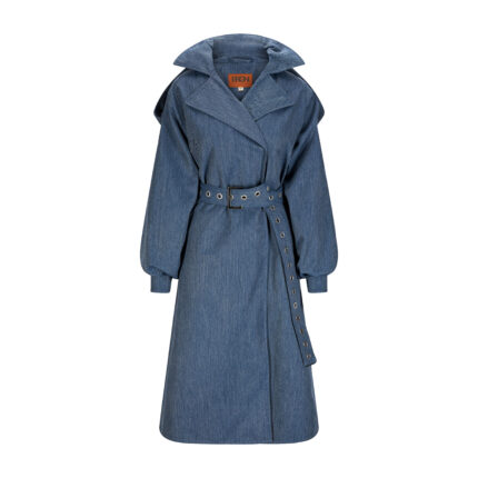 BRGN Duskregn Denim Waterproof Trench